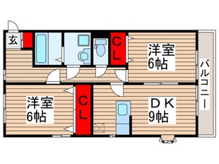 ヴィラソメヤの物件間取画像